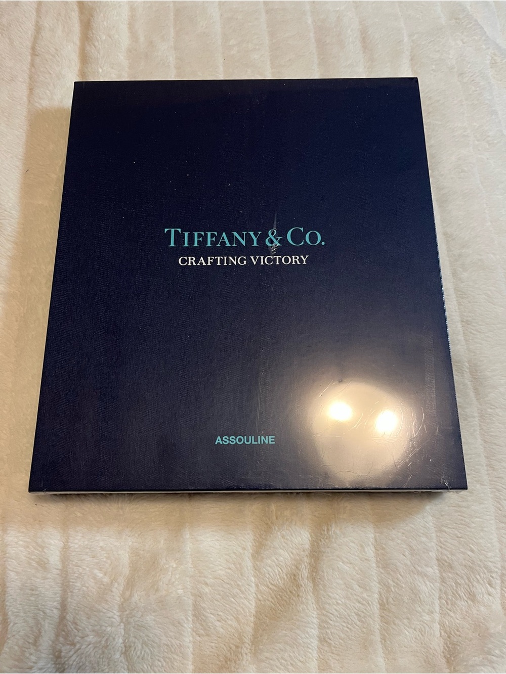 NEW Tiffany & Co. Crafting Victory Decorative Coffee Table Book - Navy